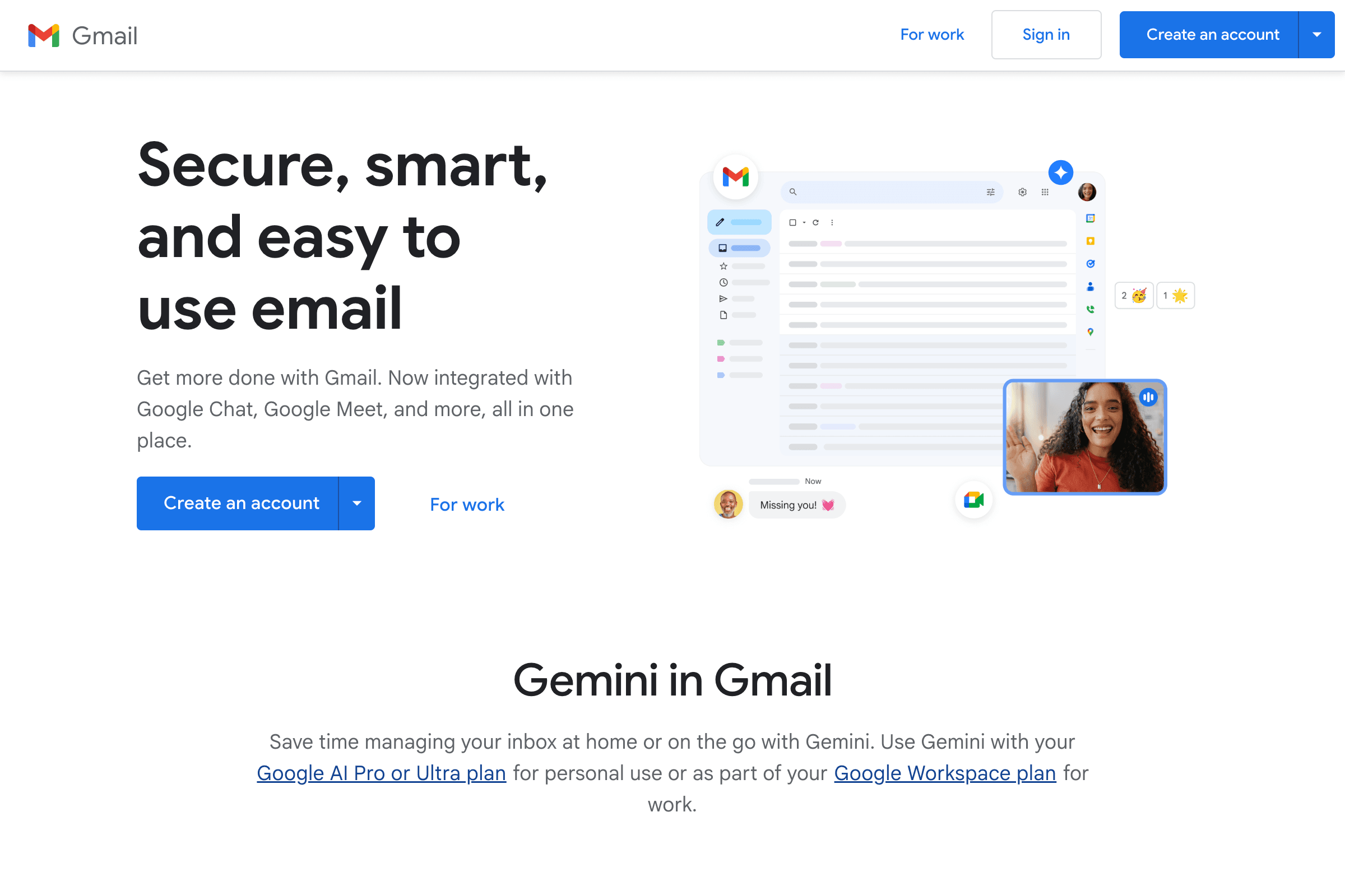 email app for iPhone iPad : Gmail