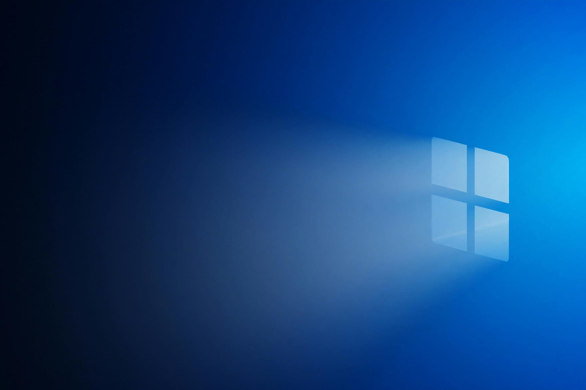 Windows ロゴ風の3Dレンダー