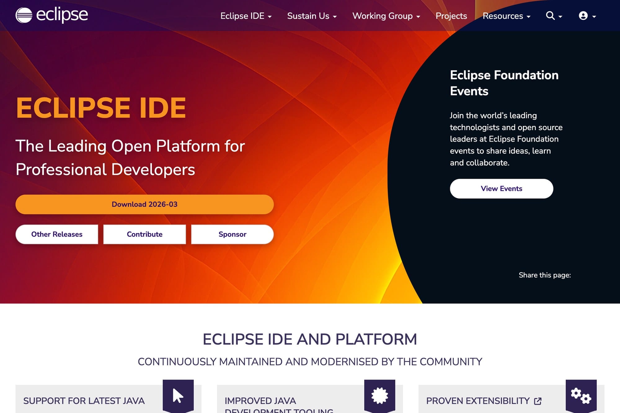 Eclipse公式サイト