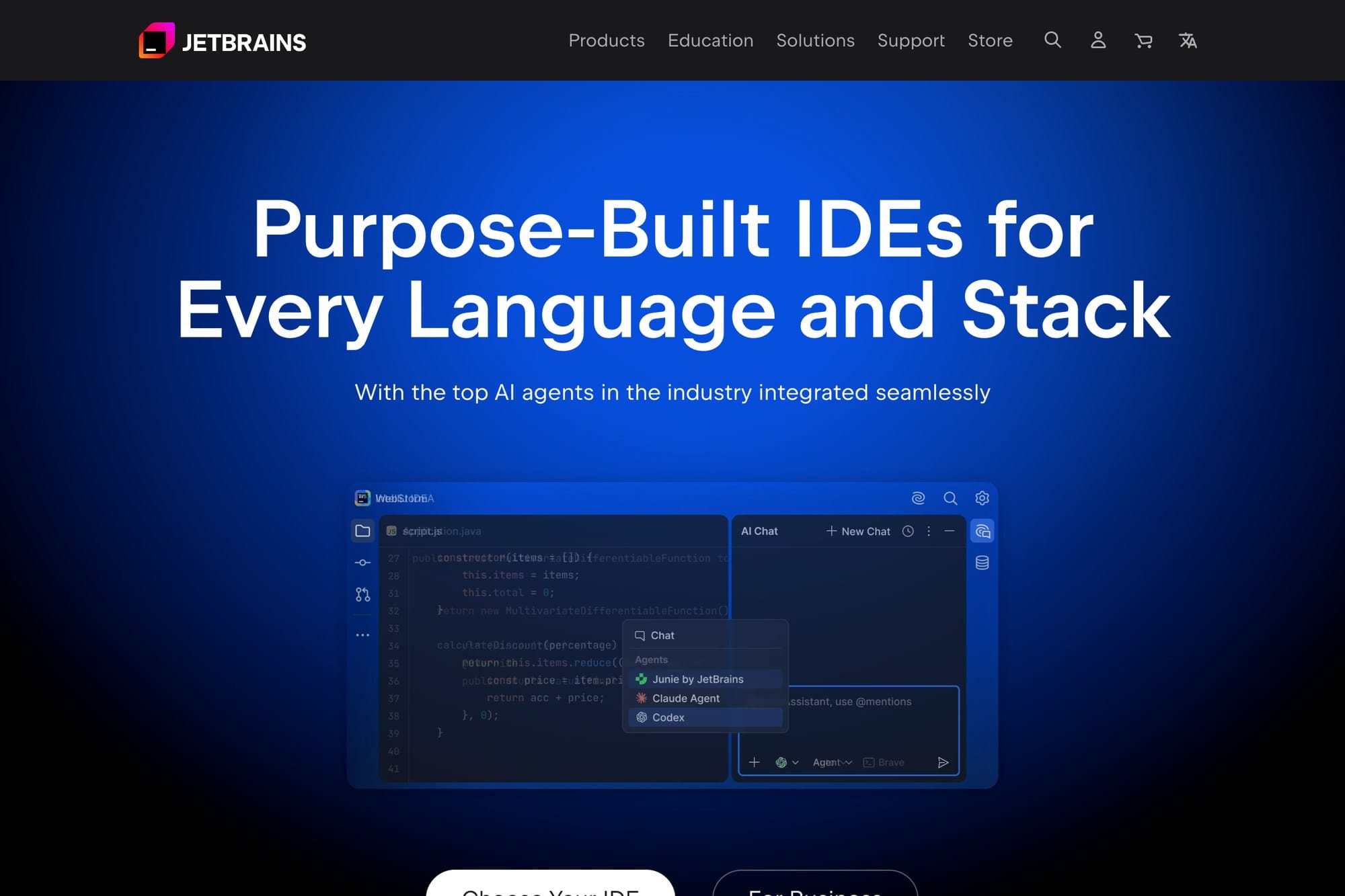 JetBrains公式サイト