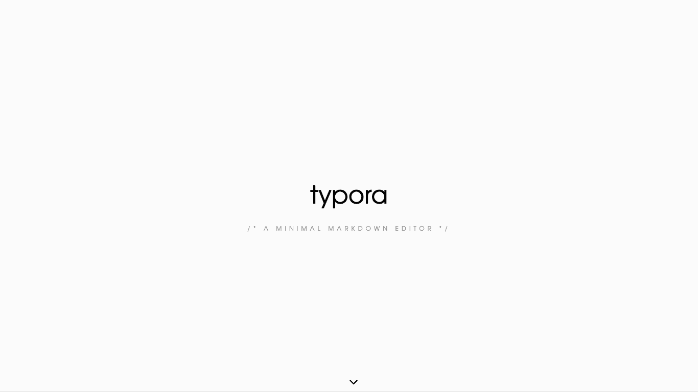 Typora official website screenshot