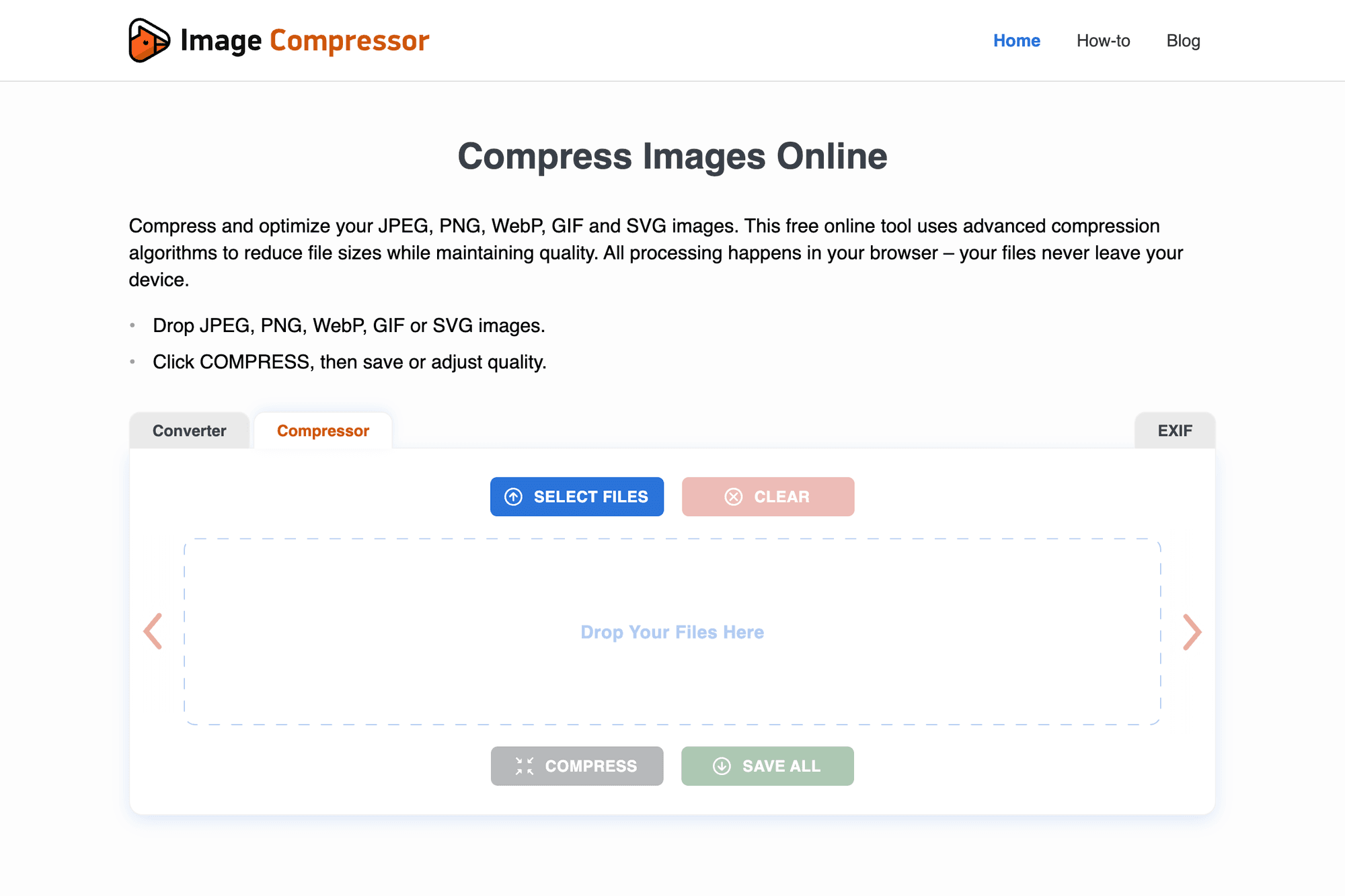 Optimizilla公式サイト