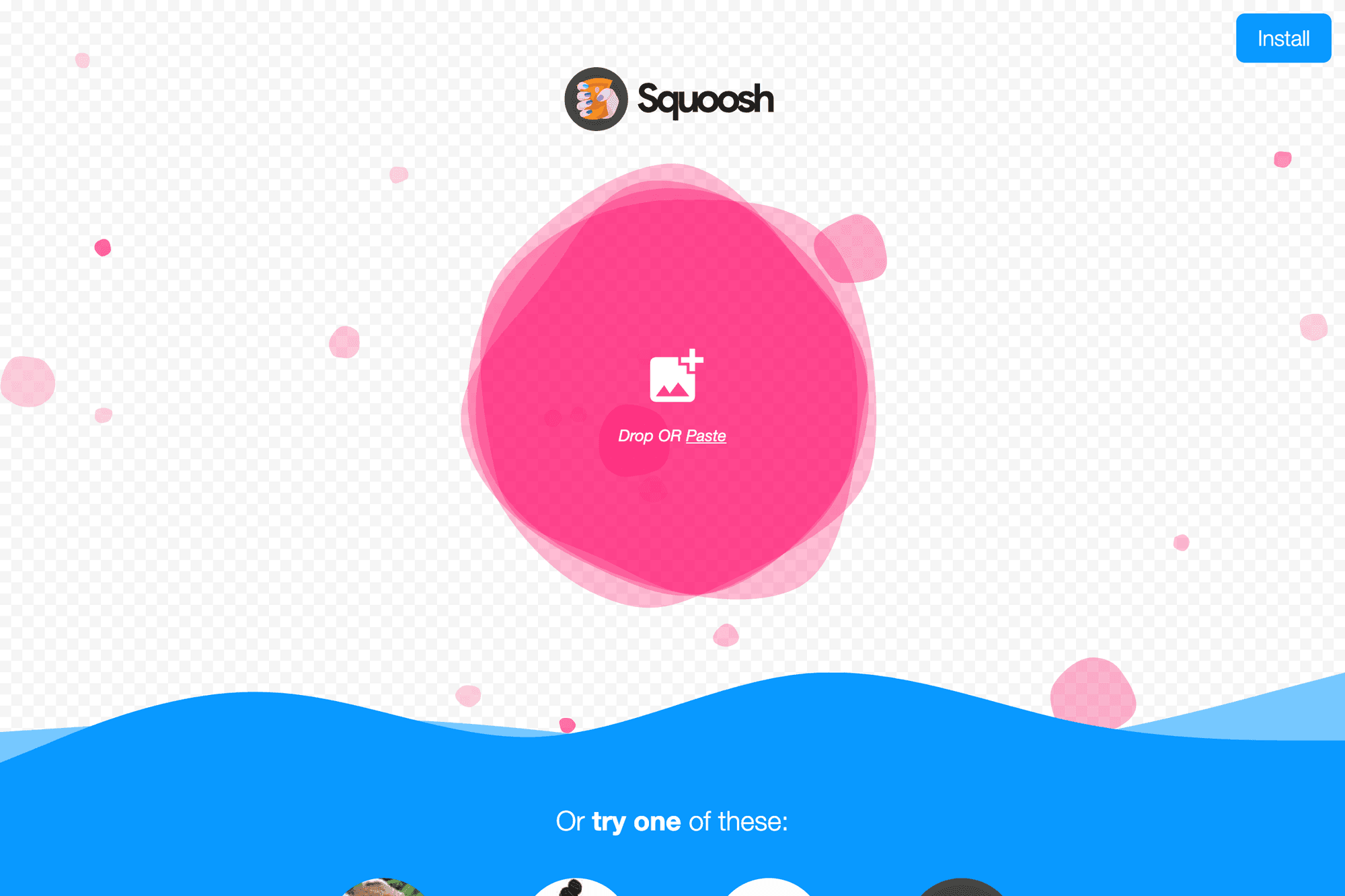 Squoosh公式サイト