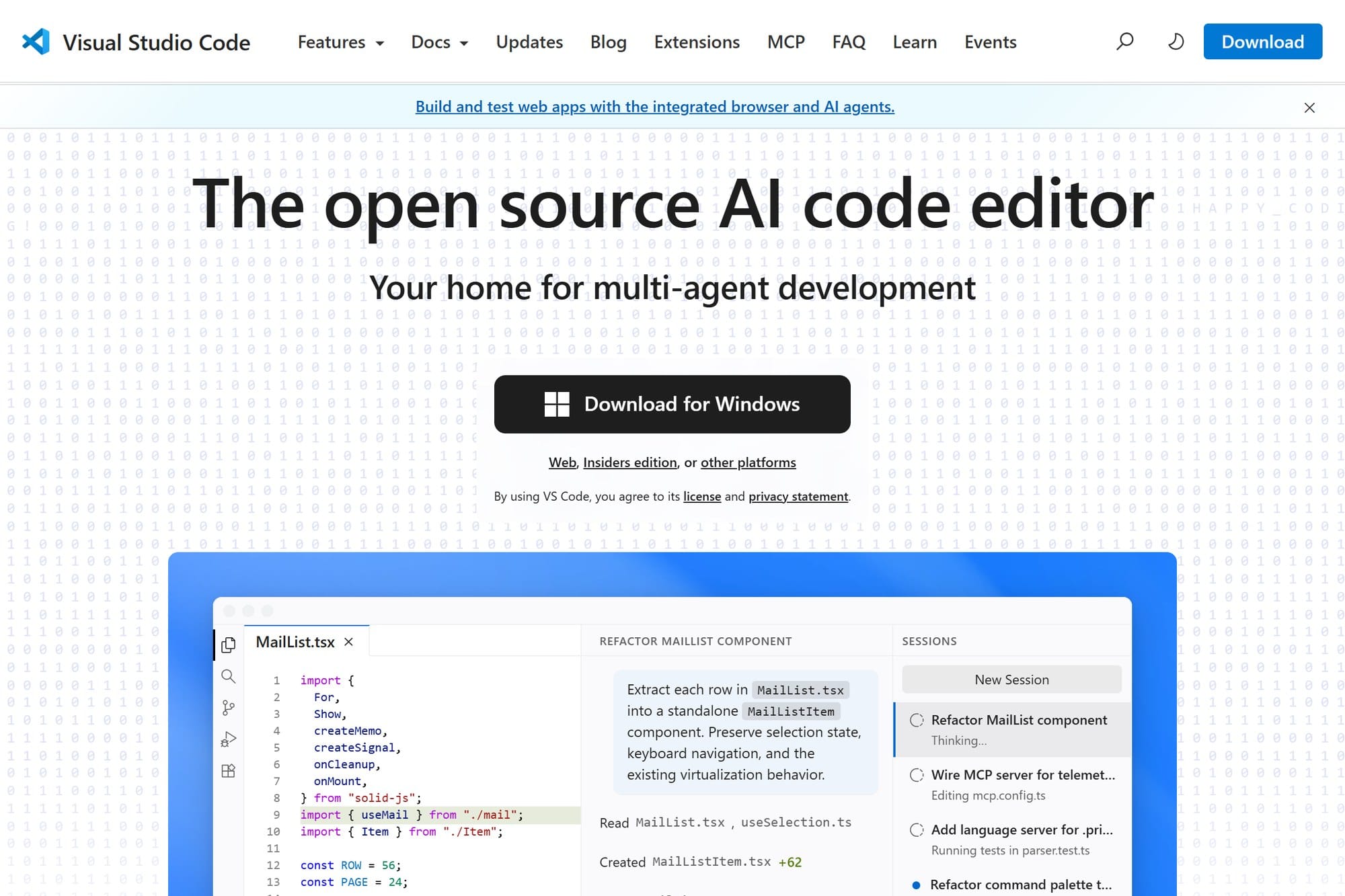 Visual Studio Code公式サイト